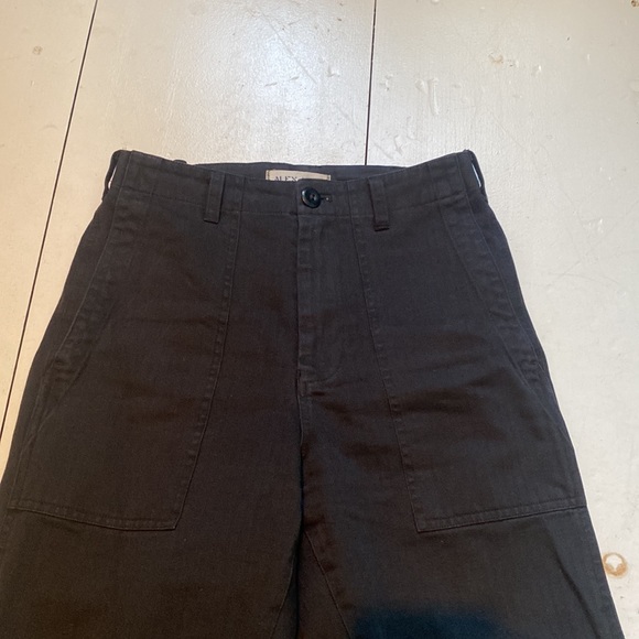 Alex Mill Neil Utility pant in herringbone black sz 2 - Picture 4 of 7